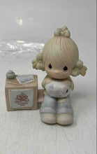 Load image into Gallery viewer, Precious Moments Join In On The Blessings Girl With Cat Decorative Figurine
