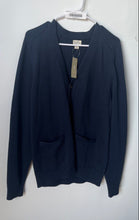 Load image into Gallery viewer, J.Crew Mens Blue Long Sleeve Button Front Cardigan Sweater Size Large With Tag
