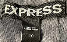 Load image into Gallery viewer, Express Womens Black Back Zip Slit Stretch Straight &amp; Pencil Skirt Size 10
