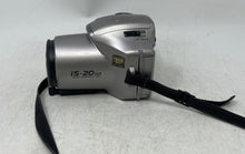 Load image into Gallery viewer, Olympus Is-20DLX Gray 35mm Built In Flash Film Camera Not Tested
