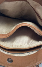 Load image into Gallery viewer, Michael Kors Womens Brown Leather Inner Pockets Shoulder Handbag
