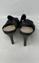 Load image into Gallery viewer, Adrienne Vittadini Womens Galaxy Stretch Black Open Toe Slide Sandals Size 8.5M
