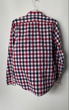 Load image into Gallery viewer, Express Mens Multicolor Check Long Sleeve Modern Fit Dress Shirt Size M 15-15.5
