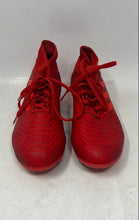 Load image into Gallery viewer, Adidas Mens Predator 19.3 FG BB9334 Red Round Toe Lace-Up Soccer Cleats Size 7
