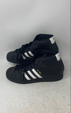 Load image into Gallery viewer, Adidas Mens Pro Model FV5723 Black White Lace-Up Sneaker Shoes Size 9 No Insole
