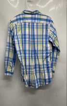 Load image into Gallery viewer, Tommy Hilfiger Boys Blue Multiple Plaid Long Sleeve Button-Up Shirt Size XL
