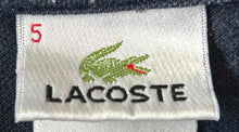 Load image into Gallery viewer, Lacoste Mens Blue Short Sleeve Spread Collar Classic Polo Shirt Size 5

