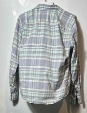 Load image into Gallery viewer, Gap Mens Multicolor Plaid Print Stretch Long Sleeve Dress Shirt Size M
