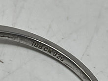 Load image into Gallery viewer, Women's Silver Tone Ring Size 8.25 With Stones. Weight 1.2g

