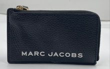 Load image into Gallery viewer, Authentic Marc Jacobs Womens Black Leather Card Holder Small Pouch Wallet
