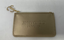 Load image into Gallery viewer, Jimmy Choo Parfums Womens Gold Tone Zipper Small Coin Wallet
