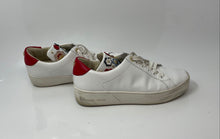 Load image into Gallery viewer, Michael Kors Womens Mindy White Red Leather Lace-Up Sneaker Shoes Size 8M
