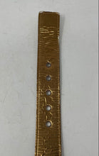 Load image into Gallery viewer, Michael Kors Womens Brown Signature Print Leather Adjustable Fashion Belt Size M
