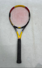Load image into Gallery viewer, Wilson Surge-X Yellow Red And Black Comfort Grip Pro Tennis Racquet
