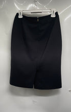 Load image into Gallery viewer, Hugo Boss Womens Black Flat Front Back Zip Straight &amp; Pencil Skirt Size 4
