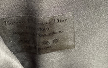 Load image into Gallery viewer, Christian Dior Parfums Womens Black Faux Patent Leather Makeup Clutch Bag Worn

