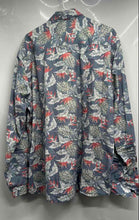 Load image into Gallery viewer, Tonic Water Mens Gray Printed Collared Long Sleeve Dress Shirt Size 3XL
