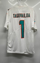 Load image into Gallery viewer, Nike Mens White Miami Dolphins Tagovailoa #1 NFL Football Jersey Size M
