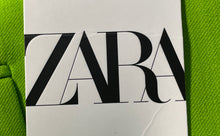 Load image into Gallery viewer, Zara Womens Green Long Sleeve Single-Breasted One Button Blazer Size XS With Tag
