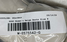 Load image into Gallery viewer, No Boundaries Womens Beige Lace-Up Side-Zip Chunky Combat Boots Size 8
