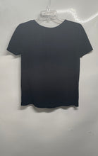 Load image into Gallery viewer, Zara Womens Black Crew Neck Short Sleeve Pullover T-Shirt Size Small
