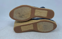 Load image into Gallery viewer, Lauren Ralph Lauren Womens Blue Hook And Loop Wedge Espadrille Heels Size 7B
