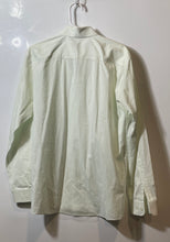 Load image into Gallery viewer, Hugo Boss Mens Green Pinstripe Long Sleeve Collared Dress Shirt Size 16 34/35 41
