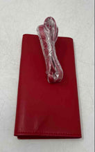 Load image into Gallery viewer, Giorgio Armani Womens Red Folding Trifold Makeup Brush Pouch Bag
