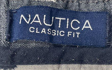 Load image into Gallery viewer, Nautica Mens White Flat Front Slash Pockets Classic Fit Chino Shorts Size 30W
