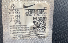 Load image into Gallery viewer, Nike Kids Team Hustle D9 AQ4224-400 Blue Lace-Up Sneaker Shoes Size 5Y
