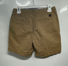 Load image into Gallery viewer, Aeropostale Mens Khaki Elastic Waist Drawstring Flat Front Chino Shorts Size XS
