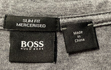 Load image into Gallery viewer, Hugo Boss Mens Gray Slim Fit V-Neck Short Sleeve Pullover T-Shirt Size Large
