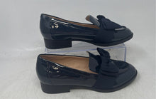 Load image into Gallery viewer, Bandolino Womens Lindio Black Leather Bow Slip-On Loafer Shoes Size 5M
