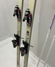 Load image into Gallery viewer, K2 Mens Ivory Salomon Easy Turn Base All-Mountain Snow Skis With Case
