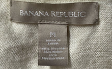 Load image into Gallery viewer, Banana Republic Womens Beige Long Sleeve Button Front Cardigan Sweater Size M
