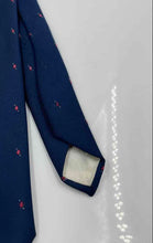 Load image into Gallery viewer, Christian Dior Mens Blue Red Printed Adjustable Long Formal Designer Tie

