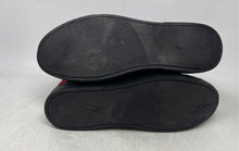 Load image into Gallery viewer, XU Feng Mens Black Croc-Embossed Leather Drawstring Sneaker Shoes Size 44
