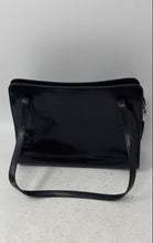 Load image into Gallery viewer, Monsac Womens Black Double Handle Inner Pockets Shoulder Purse
