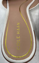 Load image into Gallery viewer, Cole Haan Womens Calli White Leather Block Heel Slip-On Slide Sandals Size 9B
