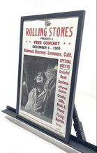 Load image into Gallery viewer, Home Decorative Wall Hanging Framed The Rolling Stones Free Concert Art Poster
