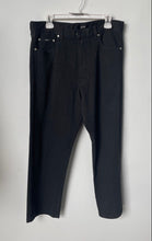 Load image into Gallery viewer, Hugo Boss Mens Alabama Black 5-Pocket Design Straight Jeans Pants Size W34x36L
