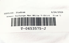 Load image into Gallery viewer, Armani Exchange Mens White Cotton Short Sleeve Graphic Pullover T-Shirt Size L
