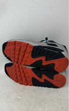 Load image into Gallery viewer, Nike Kids Air Max 90 Black White Orange Leather Lace-Up Sneaker Shoes Size 5.5Y
