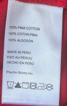 Load image into Gallery viewer, Psycho Bunny Boys Red Logo Patch Short Sleeve Collared Polo Shirt Size XS 5-6
