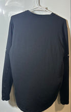 Load image into Gallery viewer, Nike Mens Black Long Sleeve Crew Neck Pullover Activewear T-Shirt Size M
