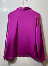Load image into Gallery viewer, Calvin Klein Womens Pink Long Sleeve Collared Pockets Button-Up Shirt Size L
