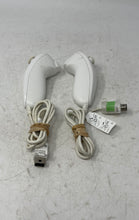 Load image into Gallery viewer, Nintendo Wii White Wired Controller Nunchuk Lot Of 2 Pieces Not Tested
