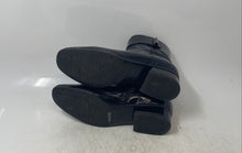 Load image into Gallery viewer, Aquatalia Womens Black Patent Leather Round Toe Side Zip Ankle Boots Size 7
