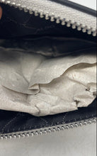 Load image into Gallery viewer, Aldo Womens Silver-Tone Geometric Print Leather Detachable Strap Wristlet Wallet
