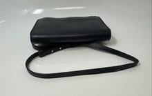 Load image into Gallery viewer, Michael Kors Womens Black &amp; White Inner Pocket Adjustable Strap Crossbody Purse
